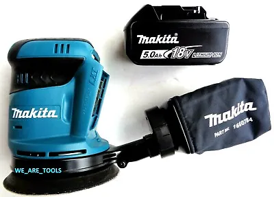 New Makita XOB01 18 Volt 5  Cordless Orbit Sander (1) BL1850B 5.0 Battery LXT • $159.97
