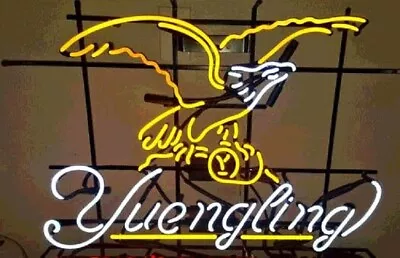 Yuengling Beer Lager 24 X20  Neon Light Sign Lamp Bar Open Pub Wall Decor • $219.79