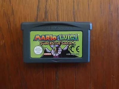 Mario And Luigi Superstar Saga - GameBoy Advance - Good Condition Cartridge Only • £19.99