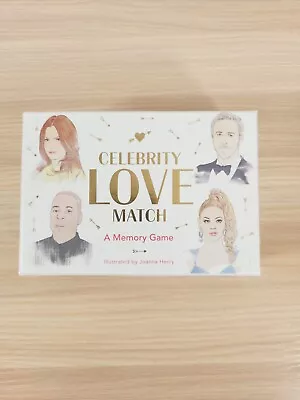 Celebrity Love Match Memory Card Game Sealed NEW • $14.85