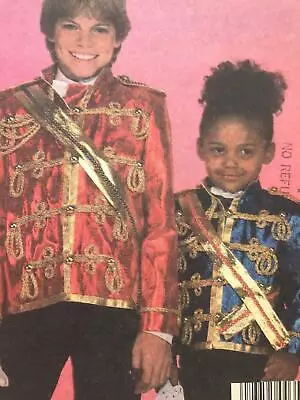 McCalls Sewing Pattern 9343 Childrens Vintage Michael Jackson Jacket Size 12 • $20.85