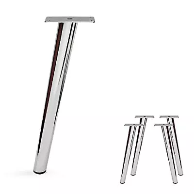 Slant Furniture Metal Legs Set Of 4 New Chrome 16  • $53.36