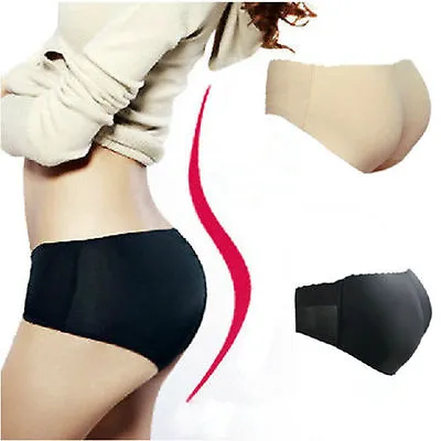 Women Shapewear Buttock Padded Underwear Brief Panties  Bum Butt Lift Enhancer • £6.99