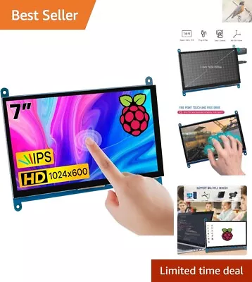 7 Inch IPS LCD Touch Screen Display - 1024x600 Resolution - HDMI Monitor • $91.97