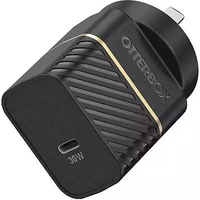 OtterBox 30W USB-C PD Fast GaN Wall Charger - Black (78-80485) Supports PPS Ul • $62