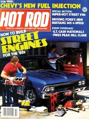 HOT ROD 1981 OCT - NANCY VWs DUSTER TBI MUSTANG • $9.95