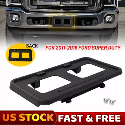 2011-16 Fits Ford SuperDuty F250 Front License Plate Tag Bracket Holder W Screws • $17.99