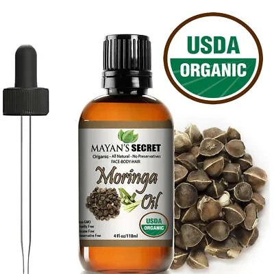 Premium Moringa Oil Pure Best Quality All Natural Skin Care Anti-Aging ORGANIC  • $14.95