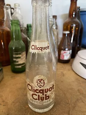 Vintage1956 Clicquot Club Beverage 7oz Bottle Millis Massachusetts  Bangor ME • $4