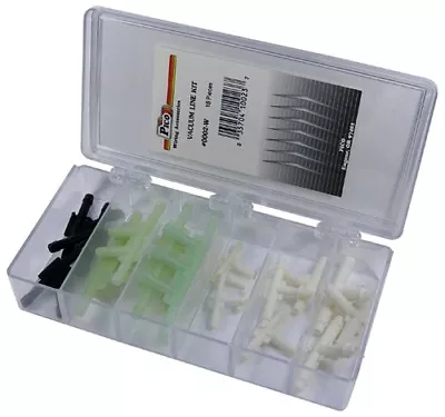 $24.99 • Buy 18 Piece Vacuum Line Connector Assortment In Plastic Kit