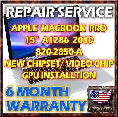 Macbook Pro 15  A1286 2010 820-2850-a Laptop Logic Board New Video Gpu Chipset • $129.95