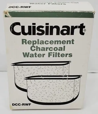 $25.99 • Buy Cuisinart DCC-RWF (7 Ct.)Replacement Charcoal Water Filters - White