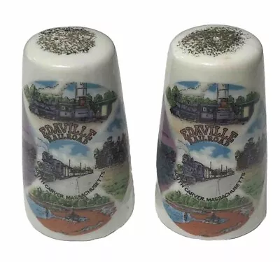 Edaville Railroad Carver Mass Salt & Pepper Shakers NANCO  • $1.75