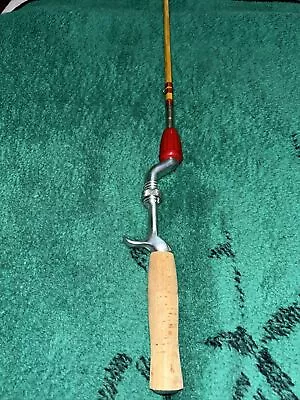 Vintage Pistol  Grip Casting Bamboo Rod  2 Pc Unbranded . • $95