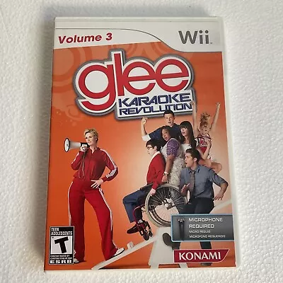 Glee Karaoke Revolution Volume 3 Nintendo Wii Complete. For A USA Wii. Free Post • $12.90