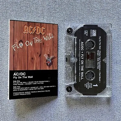 AC/DC - Fly On The Wall 1985 US Release Club Edition Free Postage • $29.95