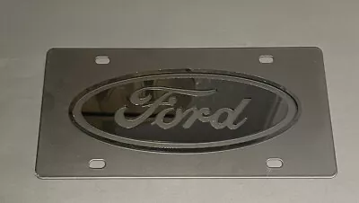 FORD Acrylic License Plate Frame Mirror Logo Motorsport Daytona • $22.22