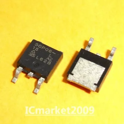 10 PCS SUD50P06-15L TO-252 50P06-15 P-Channel 60-V (D-S) MOSFET Transistor • $2.99