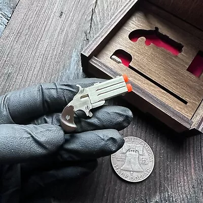 Gun Keychain Swivel Derringer Miniature Gun Derringer Cap Gun Mini Pistol • $200