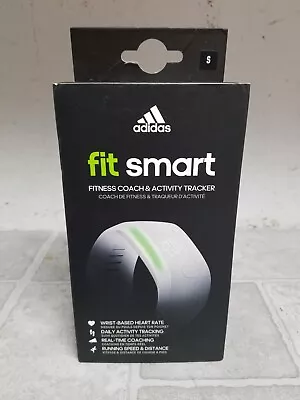 NEW Adidas Micoach Fit Smart Activity Tracker + Heart Rate Small White • $54.95