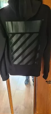 Off White Diagonal Tab Hoodie - UK Medium 100% Authentic • £190