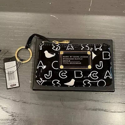 $75 • Buy NWT Marc By Marc Jacobs Logo Coin Key Pouch