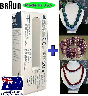 Genuine Braun ThermoScan Lens Filters Probe Cover X 100 USA +RRP 49.85 Jewellery • $35.95