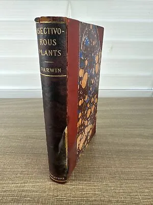 Charles Darwin - Insectivorous Plants - 1896 D. Appleton & Co. Antique Book • $94.50