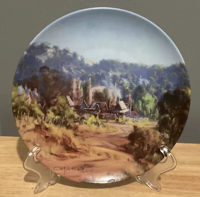 Bendigo Pottery Heritage Towns Collectable Plate “Hill End” 6th Issue 1991 VGC • $39