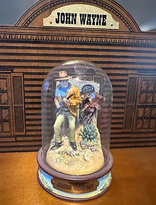 Franklin Mint - John Wayne - Hand Painted - Glass Dome - Limited Edition - Mint • $30