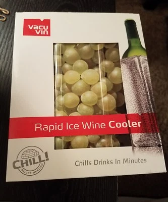 $23 • Buy Brand New Rapid Ice Wine Cooler Vacu Vin Chill No Ice Needed