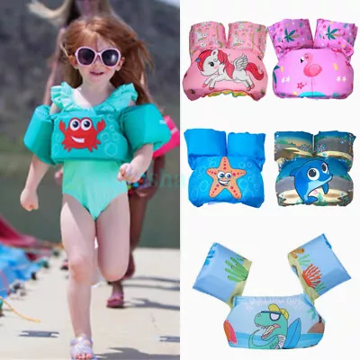 Baby Life Jacket Float Vest Swimming Arm Bands Kids Buoyancy Aid Toddler Tubes • $25.63