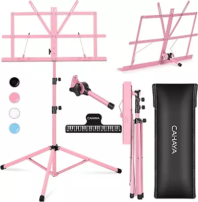 Sheet Music Stand Folding Music Stand Portable With Carrying Bag For Books Notes • $29.12