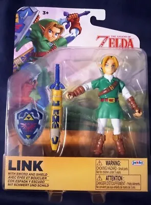 World Of Nintendo The Legend Of Zelda: Ocarina Of Time Link 4 Inch Action Figure • $29.98