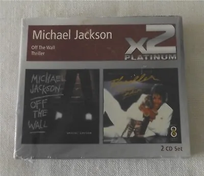 Michael Jackson Sealed 2-CD Off The Wall/Thriller Both Are Special Editions • $39.95