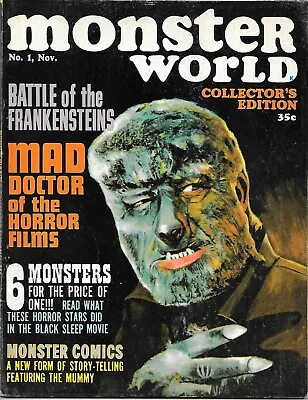 Monster World #1 (1964) Warren Publishing Famous Monsters • $24.95