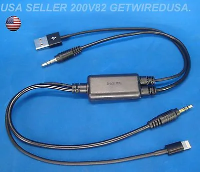 BMW Mini Cooper AUX IN CABLE 8-P I PAD AIR IPHONE 6 5 IPOD USB 3.5MM 61122354478 • $15.95