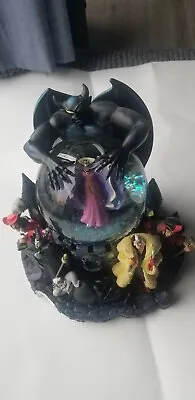 Disney Villains Maleficent  Grim Grinning Ghost  Musical Snowglobe • $50