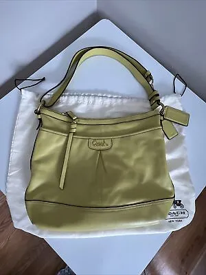 Coach 19726 Leather Purse Lime Green Handbag • $49.99