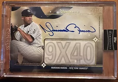 2023 Topps Luminaries #14/15 Masters Of The Mound Autographs Mariano Rivera HOF • $100