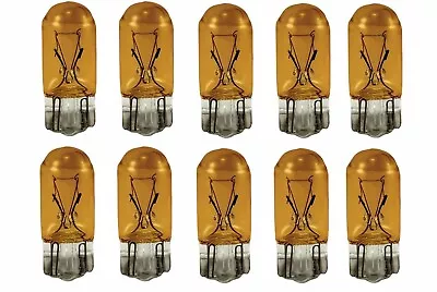 10x 194A Amber Bright T10 Car Mini Lamp 5050 Light Bulbs W5W 158 192 168 194 • $9.99