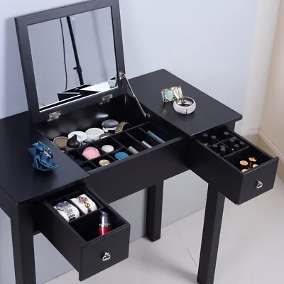 Organizedlife Combo Makeup Vanity Desk With Flip Top Mirror  With 2 Drawers • $149.99