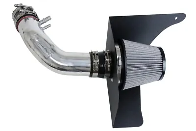 HPS Short Ram Air Intake W/ Filter For 15-17 Ford Mustang 3.7 V6 (Polished) • $285.95