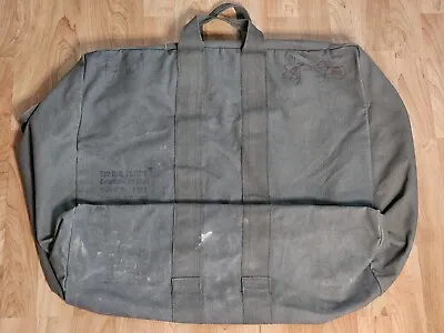 Vintage 1983 US Military Canvas Flyers Kit Bag Cargo Gear Parachute Air Force  • $42.98