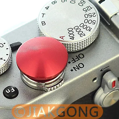 $3.61 • Buy Red Metal Soft Release Button For Leica Contax Fujifilm X100 Size:L
