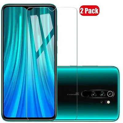 (2 Pack) Tempered Glass Screen Protector For Xiaomi Redmi Note 8 Pro • £3.95