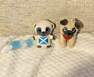 Aurora YooHoo Soft Plush Bush Baby Toy Keyring And A Dog • £1.50