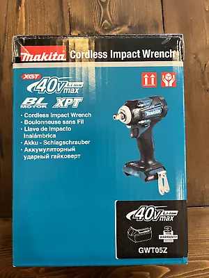 Makita 40V XGT Brushless Cordless 4‑Speed 1/2  Sq. Drive Impact Wrench W/ Detent • $250