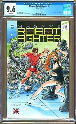Magnus Robot Fighter #1 (1991) CGC 9.6  White Pages  Shooter - Nichols - Layton • $59.99