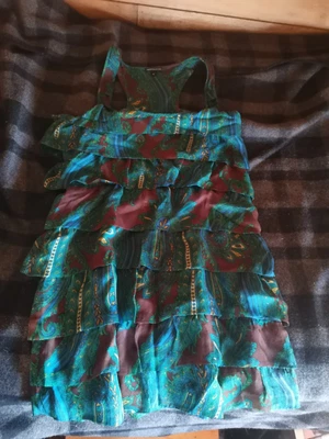 £10 • Buy M&s Limited Collection Pure Silk Layered Dress Size 12